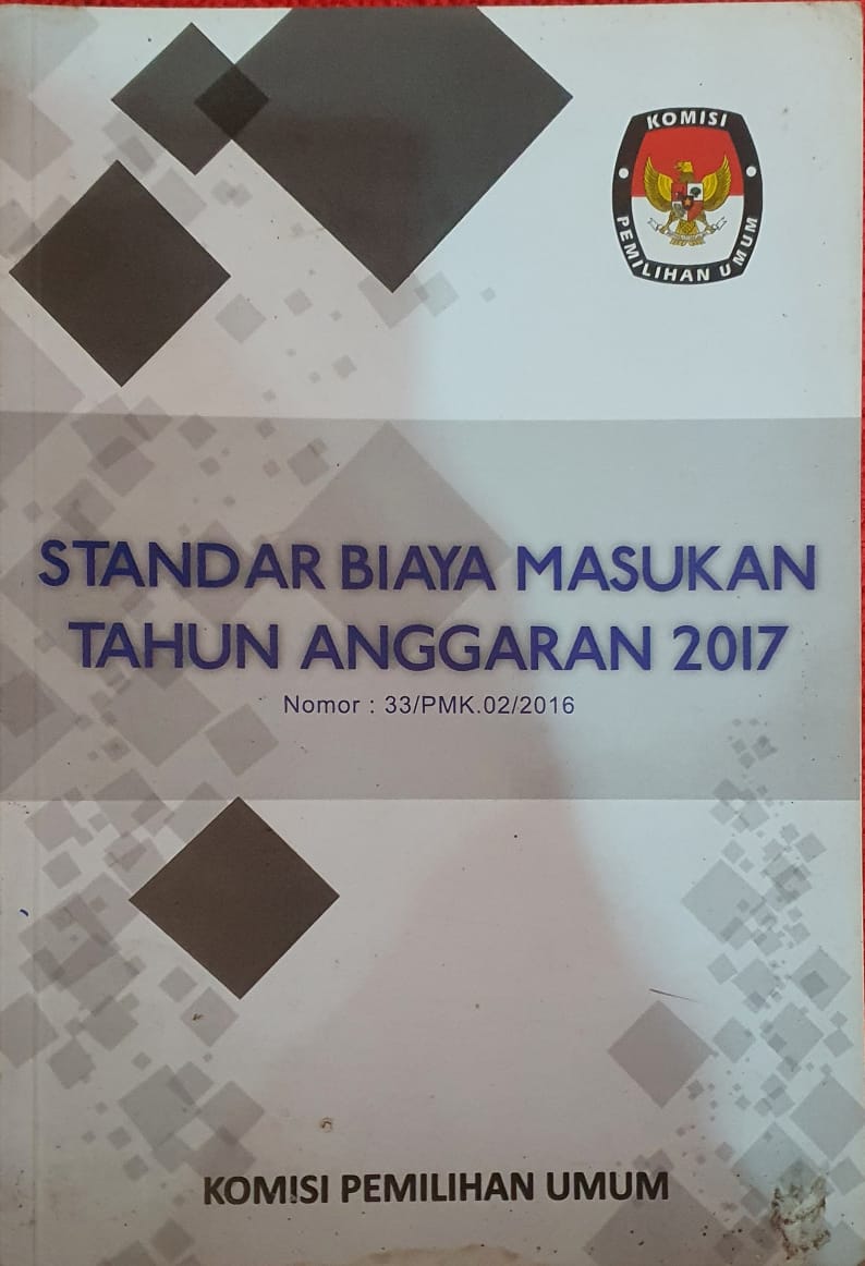 Standar Biaya Masukan Tahun Anggaran 2017 Nomor 33/PMK.02/2016